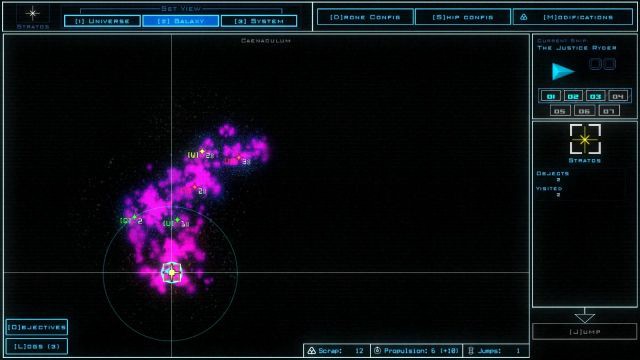 Duskers, a dystopian video game set in space.