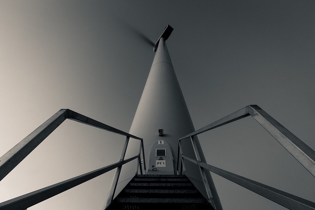 Wind turbine photographed by Paulo Valdivieso.