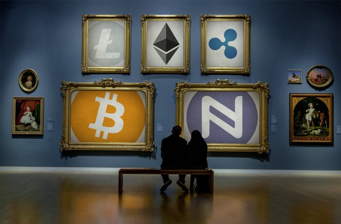 Cryptocurrency Art Gallery by Namecoin.