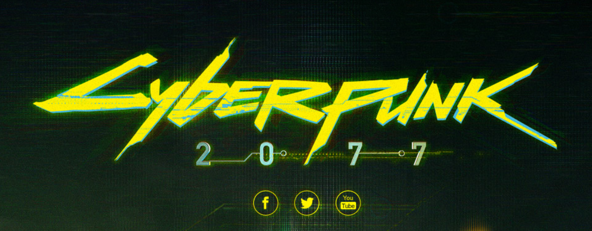 Cyberpunk 2077 game logo.